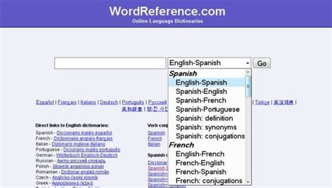 wordreference spanish